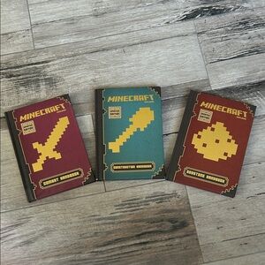 Minecraft Hardcover Book Set of 3